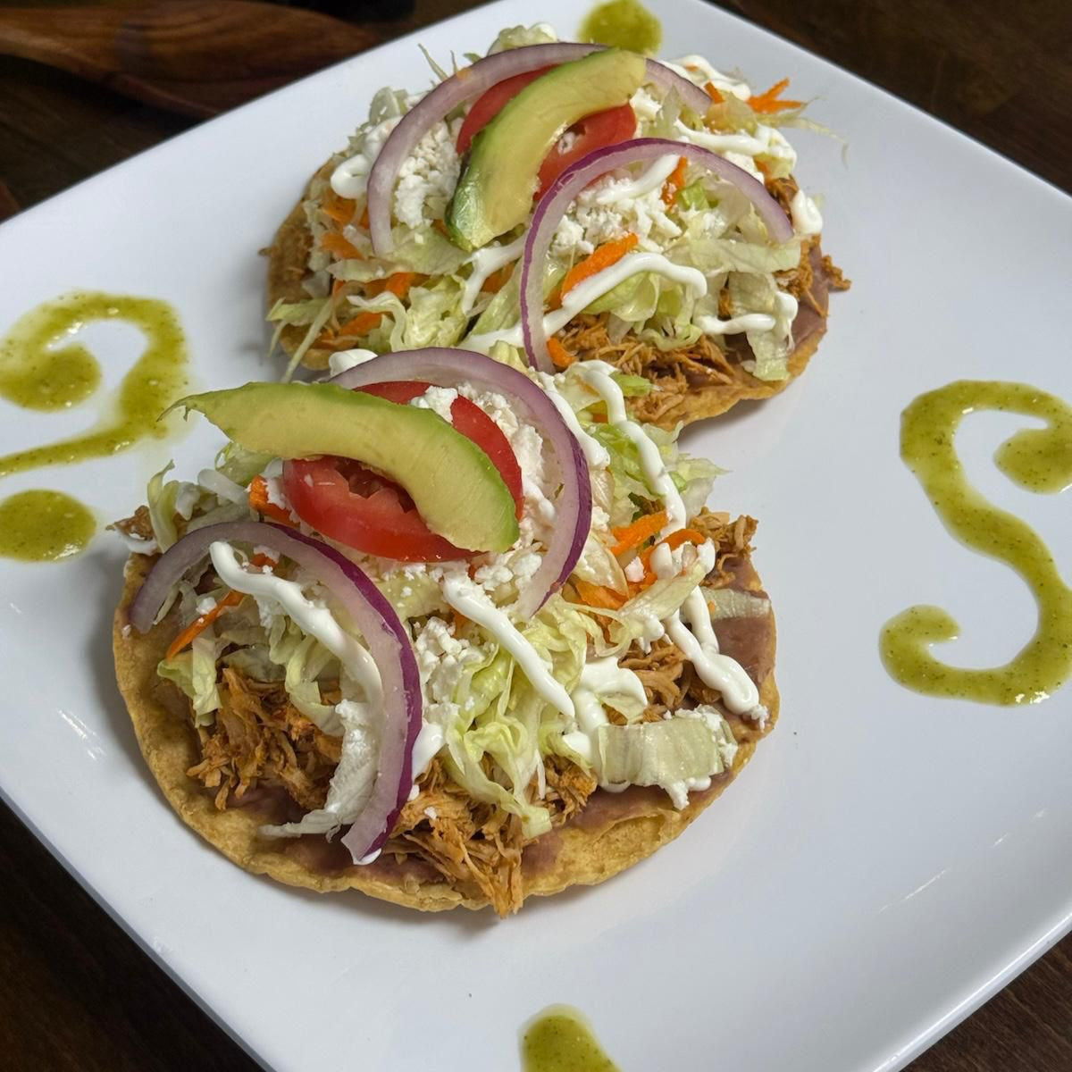 Tostadas de Pollo